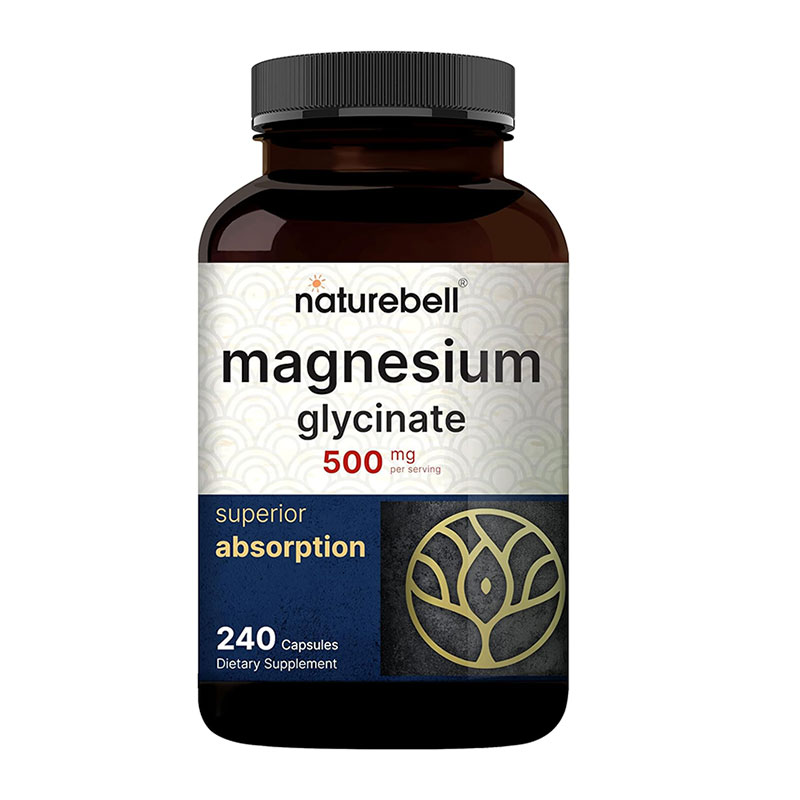 magnesium glycinate supplement muscle support bone health heart health energy support non-GMO magnesium