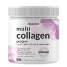 multi collagen supplement collagen types I II III V X biotin vitamin C hyaluronic acid skin and joint support unflavored collagen powder