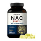 NAC supplement quercetin capsules antioxidant support liver health immune support respiratory wellness