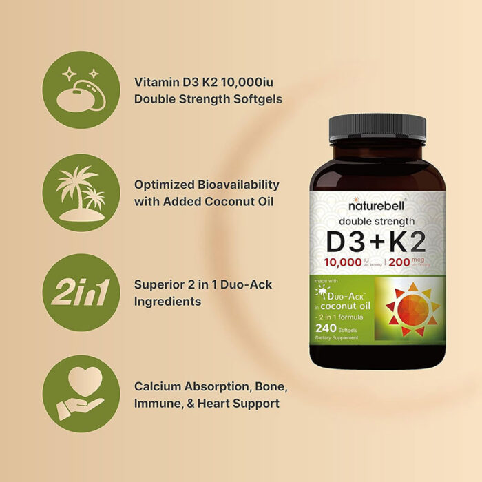 NatureBell-Vitamin-D3-K2-240-Softgels