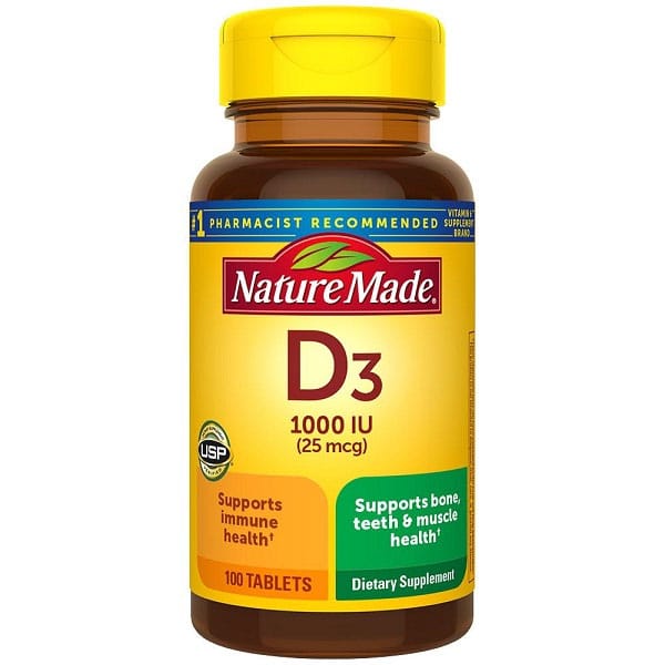 vitamin d3 supplement bone health immune support nature made