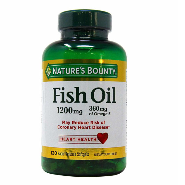 Fish Oil Omega-3 1200 mg + 360 mg Softgels