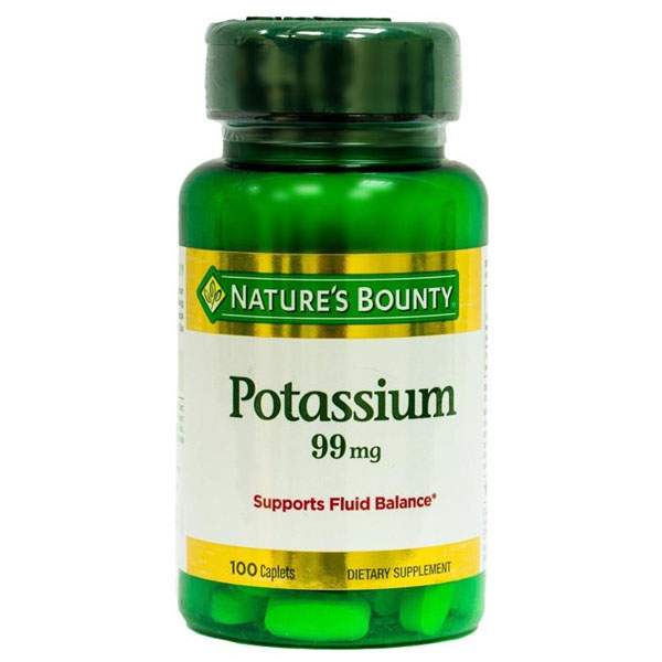 Nature’s Bounty Potassium Gluconate 99 mg