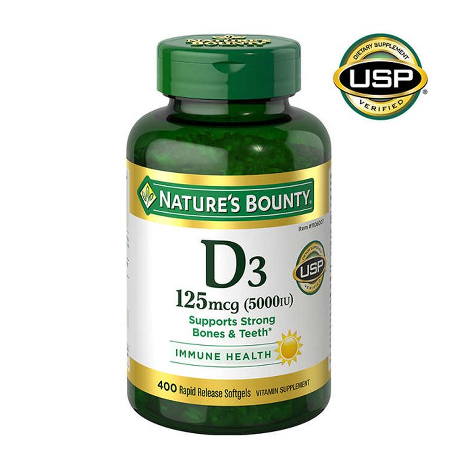 Vitamin D3 5000 IU Softgels