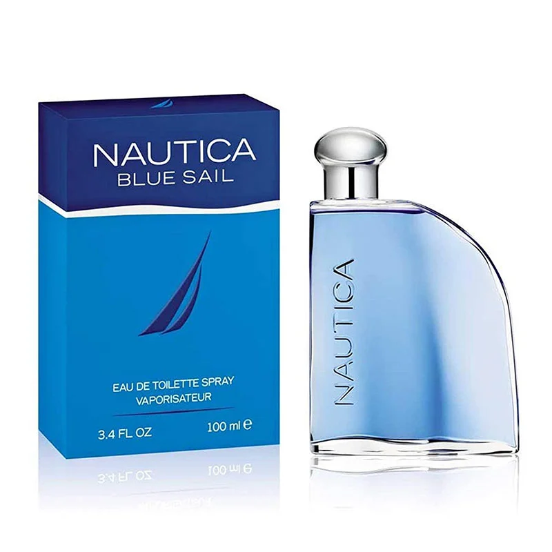 Nautica Blue Sail men's fragrance aquatic scent fresh cologne green leaves apple musk amber