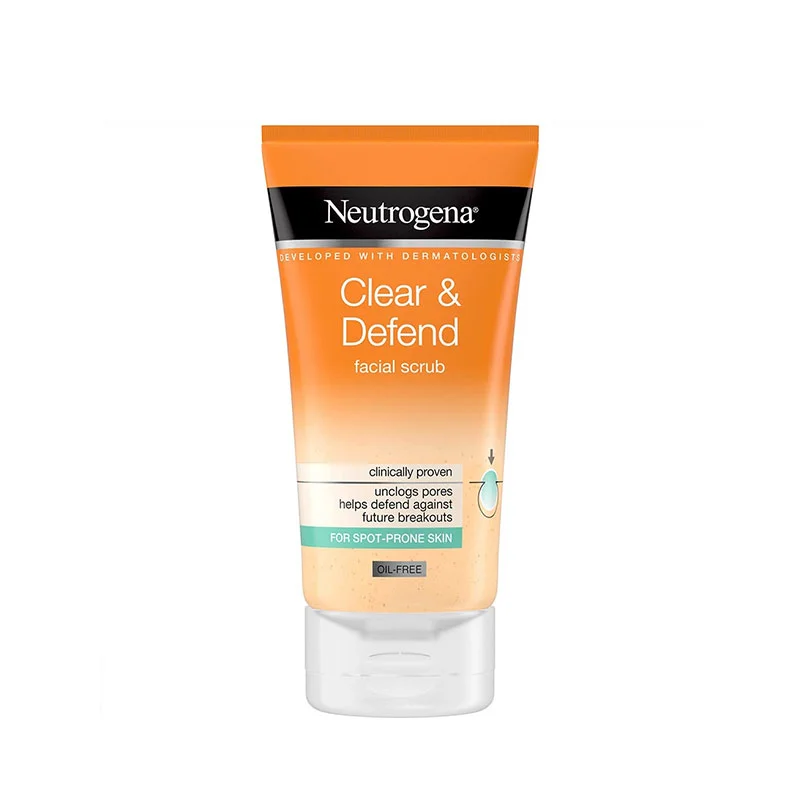 Neutrogena Clear & Defend Facial Scrub – 150ml