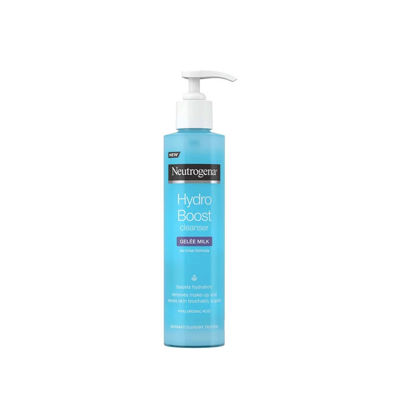 neutrogena hydro boost gelee milk cleanser hydration no rinse cleanser sensitive skin
