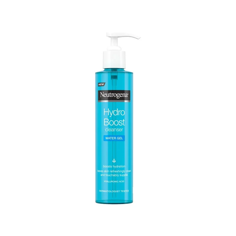 neutrogena hydro boost water gel cleanser hyaluronic acid hydration gentle cleanser sensitive skin