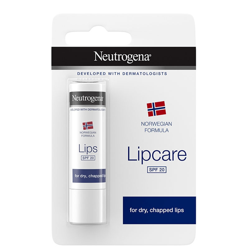 Neutrogena Norwegian Formula Lipcare SPF20 dry lips hydration sun protection lip balm 4.8g