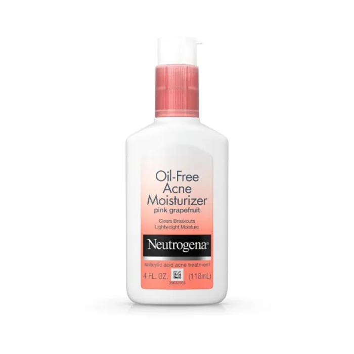 Neutrogena Oil-Free Acne Moisturizer salicylic acid acne treatment oil-free moisturizer grapefruit extract non-comedogenic