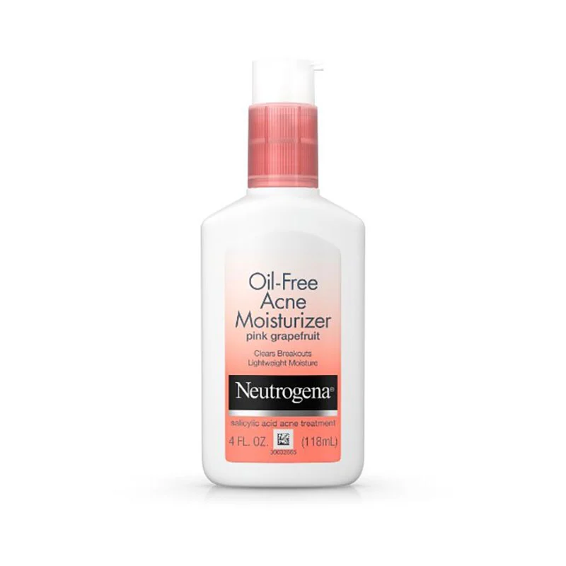Neutrogena Oil-Free Acne Moisturizer salicylic acid acne treatment oil-free moisturizer grapefruit extract non-comedogenic