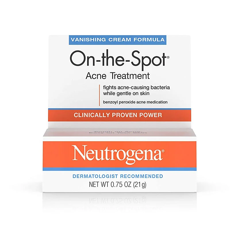 Neutrogena On-The-Spot Acne Treatment benzoyl peroxide acne spot treatment oil-free