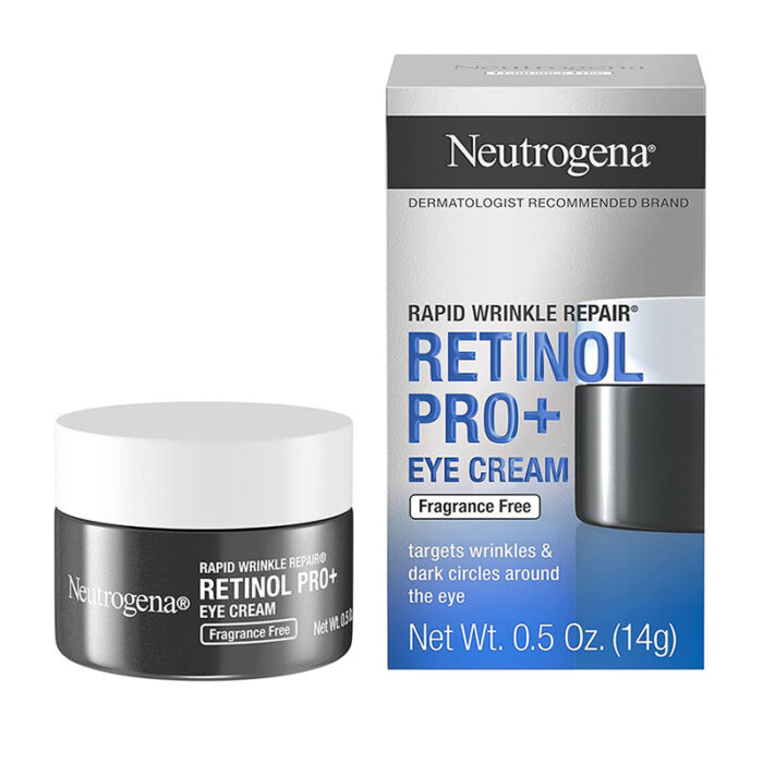 Neutrogena Rapid Wrinkle Repair Retinol Pro+ Eye Cream retinol eye cream dark circles anti-aging under-eye treatment