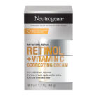 neutrogena retinol vitamin c correcting cream anti aging brightening dark spots fine lines skin renewal