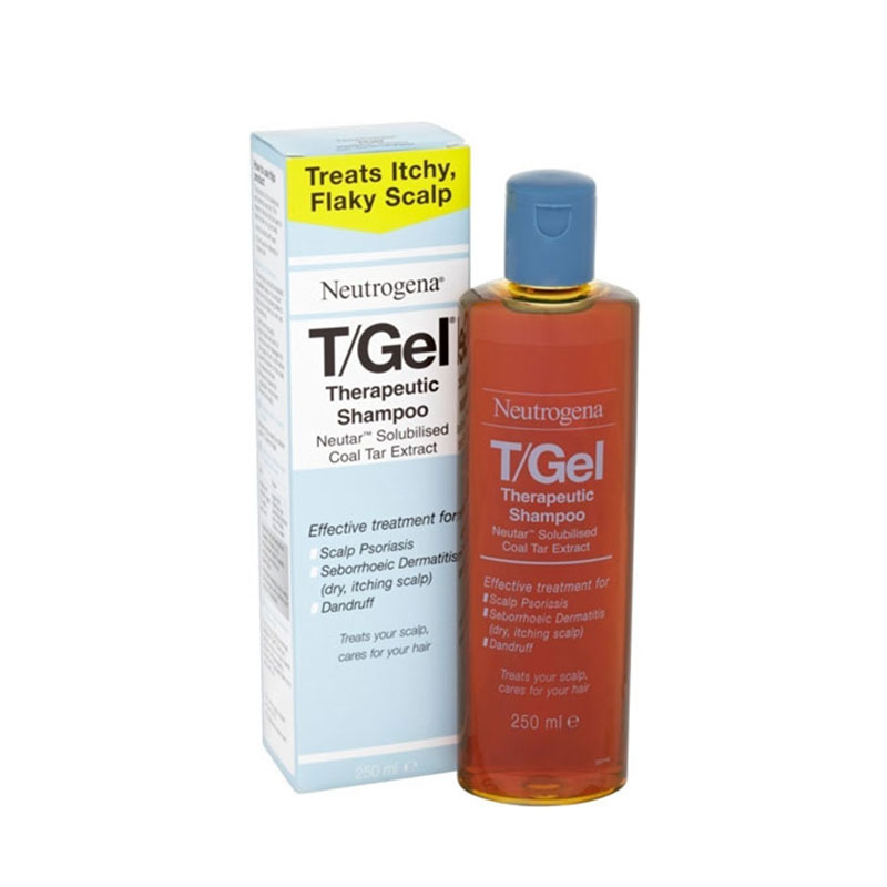 neutrogena tgel therapeutic shampoo coal tar dandruff psoriasis seborrheic dermatitis scalp treatment