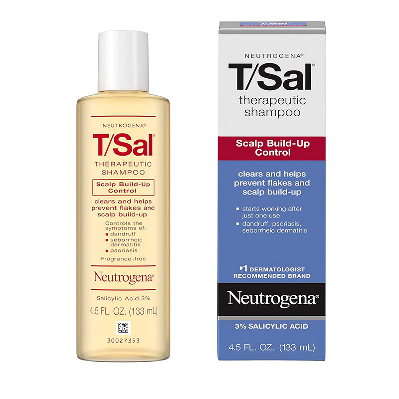 neutrogena tsal therapeutic shampoo salicylic acid dandruff psoriasis seborrheic dermatitis scalp treatment