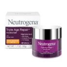 neutrogena triple age repair moisturizer spf 25 anti aging cream wrinkle reducer skin firming vitamin c hexinol shea butter