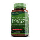 Black Maca supplement energy booster hormonal support Panax Ginseng L-Arginine vegan capsules vitality supplement
