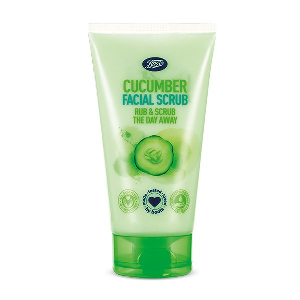 Cucumber Facial Scrub Face Exfoliator Boots Face Scrub Gentle Skin Scrub Refreshing Face Scrub