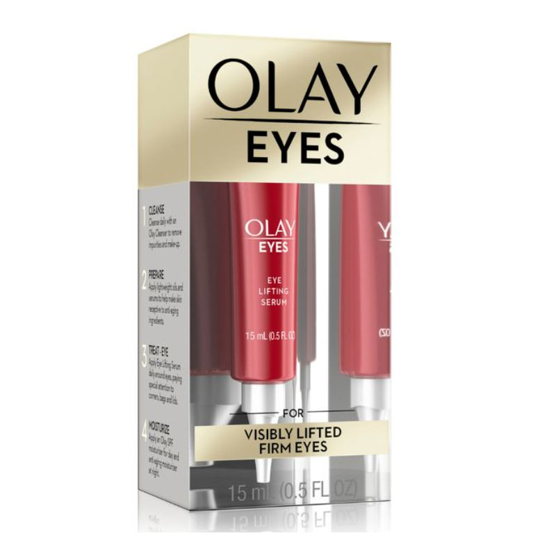 Olay eye serum eye lifting serum Amino-Peptide complex Vitamin B3 eye care fragrance-free eye serum