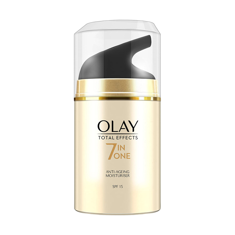 Olay Total Effects Moisturiser SPF15 Anti-Aging Day Cream 7-in-1 Face Moisturiser Broad Spectrum SPF15 Niacinamide Skincare Vitamin Enriched Moisturiser Daily Hydrating Cream