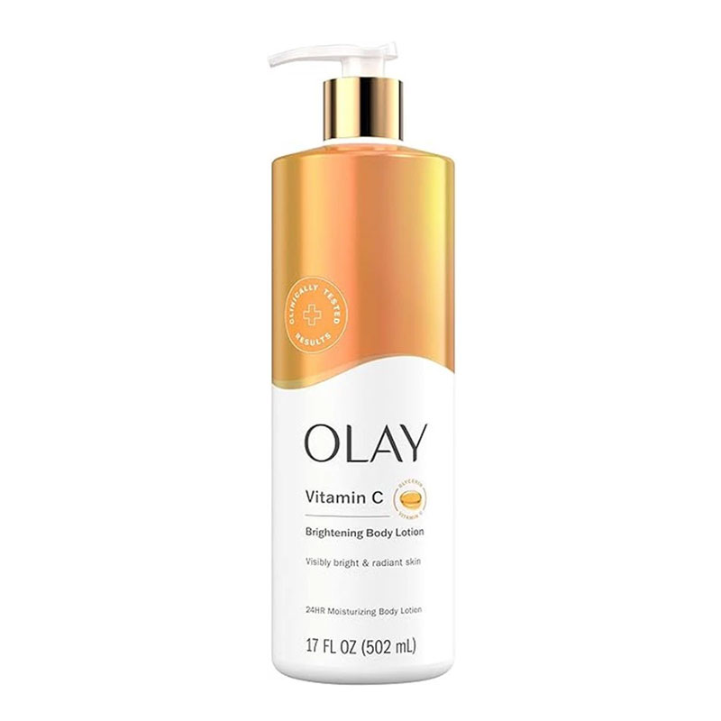 Olay Vitamin C Body Lotion Brightening Body Moisturizer Hydrating Body Lotion Vitamin B3 Complex Skincare Radiant Skin Lotion Fast Absorbing Moisturizer Daily Body Hydration
