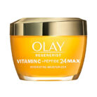 Olay Vitamin C Moisturizer Peptide 24 MAX Hydrating Cream Brightening Face Moisturizer Niacinamide Skincare Lactic Acid Moisturizer Lightweight Facial Cream Daily Hydrating Moisturizer