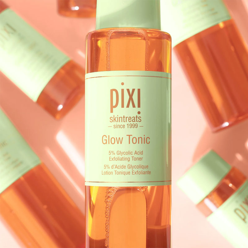 pixi glow tonic glycolic acid toner exfoliating toner for glowing skin gentle toner for daily use