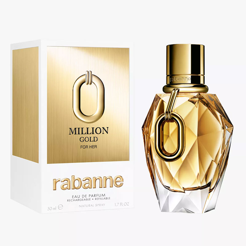 Paco Rabanne Million Gold For Her Eau de Parfum 90ml luxury fragrance
