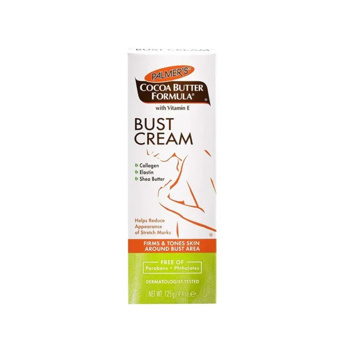 palmers cocoa butter bust firming cream skin elasticity stretch mark reduction collagen moisturizer