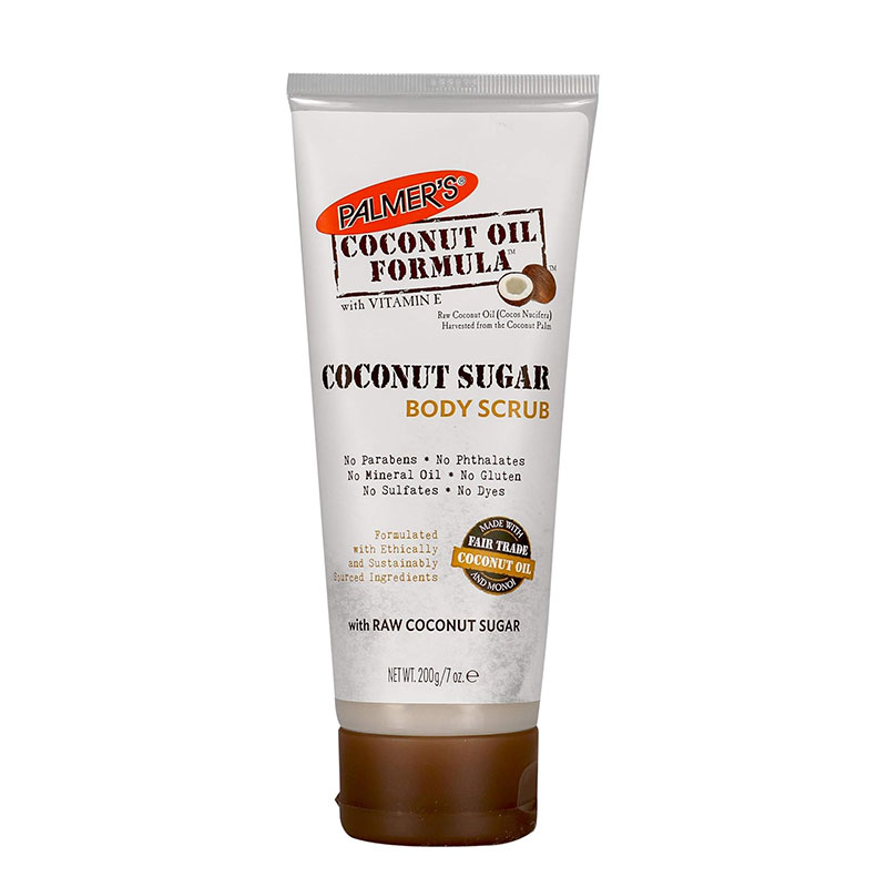 palmers coconut oil sugar body scrub exfoliate moisturize glowing skin natural skincare
