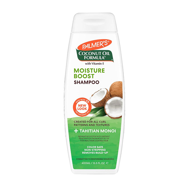 palmers coconut oil moisture boost shampoo sulfate free hair hydration monoi oil dry hair repair