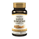 piping rock ginseng complex capsules royal jelly energy support focus vitality