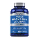 piping rock magnesium glycinate 375 mg high absorption muscle support bone health quick-release softgels