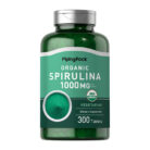 piping rock organic spirulina 1000 mg vegetarian tablets superfood nutrition immune support