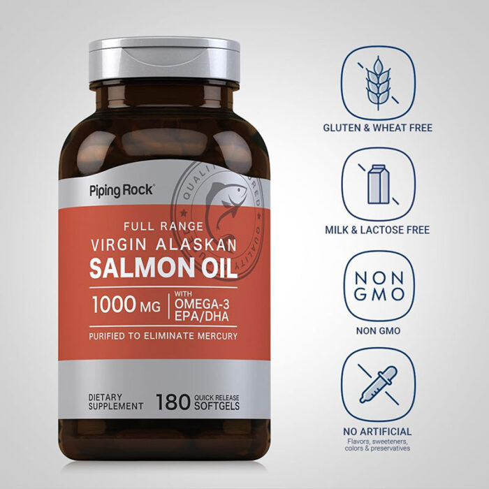 Piping-Rock-Salmon-Oil-1000-mg-Virgin-Wild-Alaskan-Full-Range-180-Quick-Release-Softgels