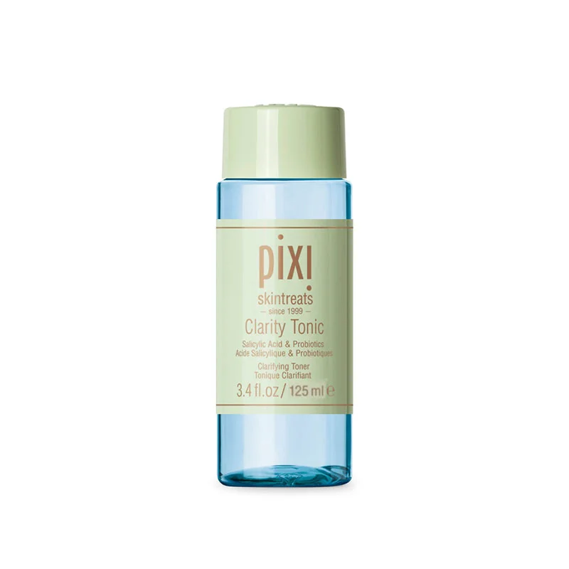 pixi clarity tonic salicylic acid toner glycolic acid toner lactic acid toner clarifying toner for breakout prone skin alcohol free toner for all skin types
