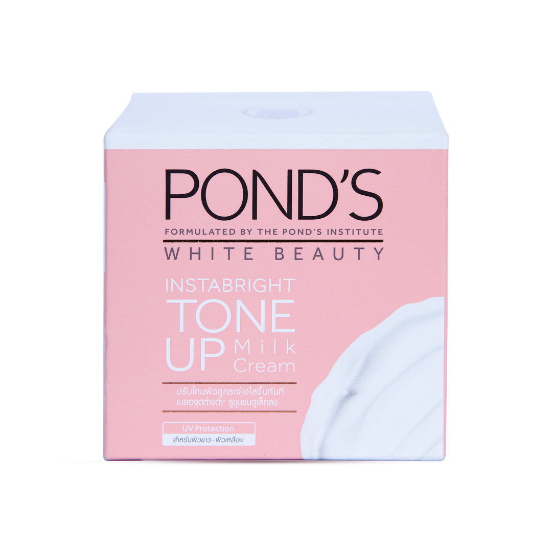 Ponds Instabright Tone Up Milk Cream brightening moisturizer Vitamin B3 UV protection