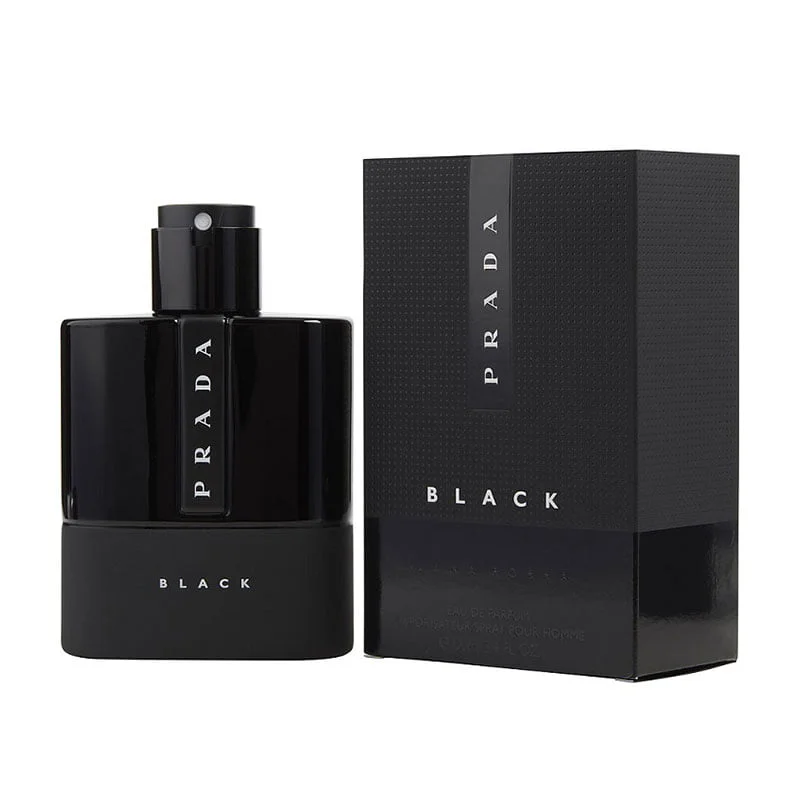 prada luna rossa black prada luna rossa black edp men's luxury fragrance clean soapy scent elegant men's perfume