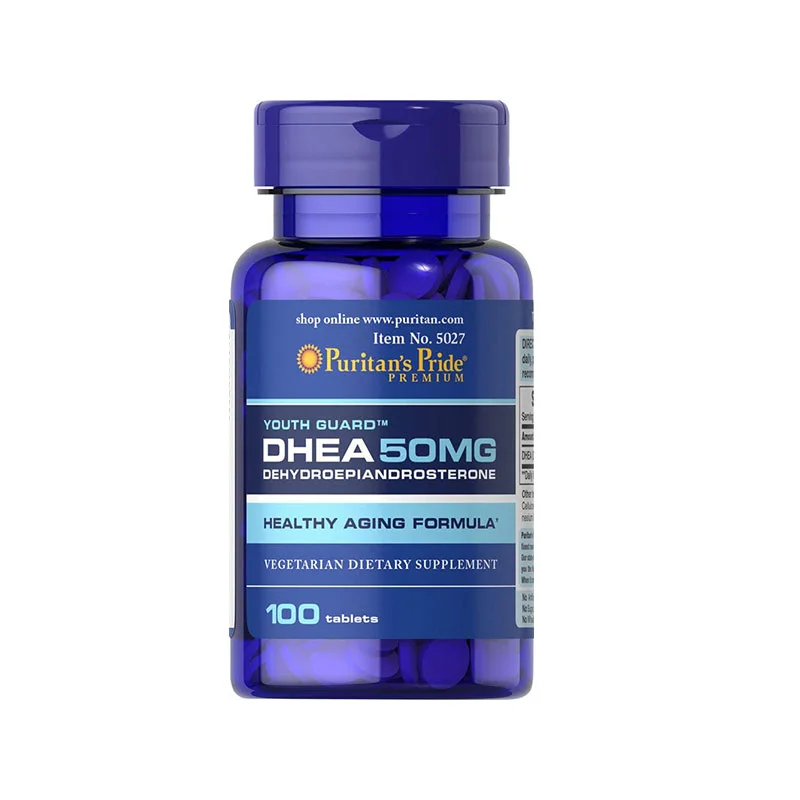 puritan's pride dhea 50mg hormonal balance supplement energy support mood support dhea tablets