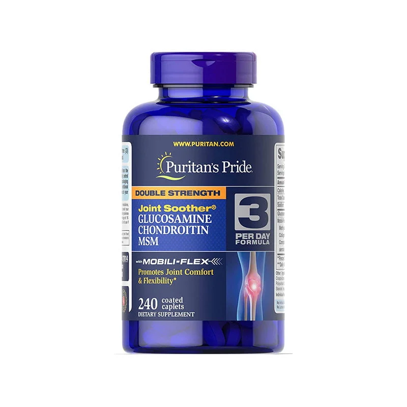 glucosamine supplement joint support Puritan’s Pride chondroitin MSM joint soother