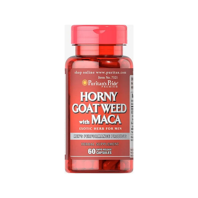 horny goat weed maca supplement male vitality energy support sexual health