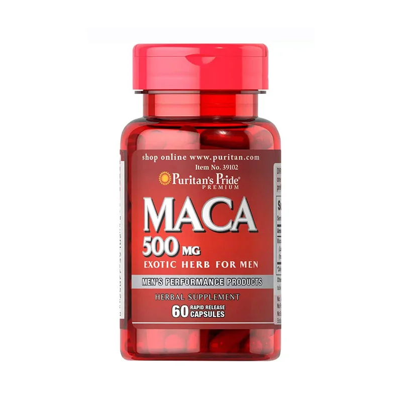 Maca supplement men's health energy stamina vitality