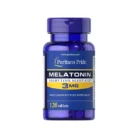 melatonin supplement sleep support Puritan’s Pride 3mg tablets