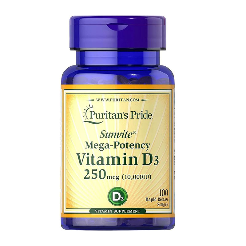 puritan's pride vitamin d3 10000 iu vitamin d3 supplement bone health support immune system support high potency vitamin d3
