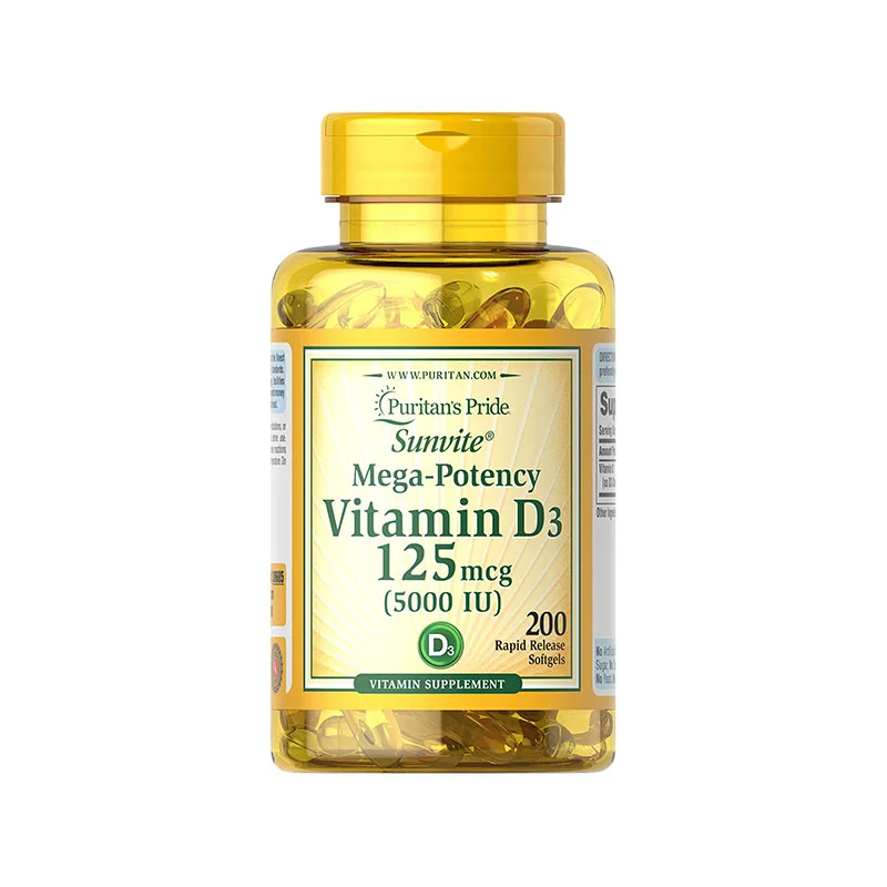 puritan's pride vitamin d3 5000 iu vitamin d3 supplement bone health support immune system support high potency vitamin d3