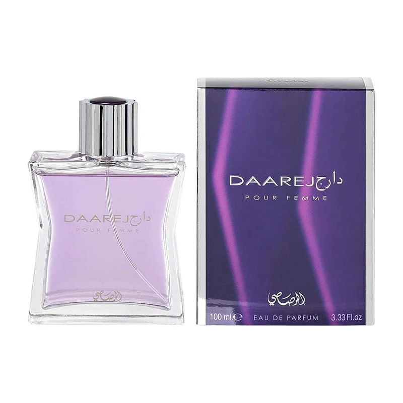 Rasasi Daarej for women floral fruity gourmand perfume peach jasmine caramel