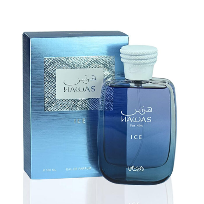 Rasasi Hawas Ice men's fragrance fresh citrus scent long-lasting EDP