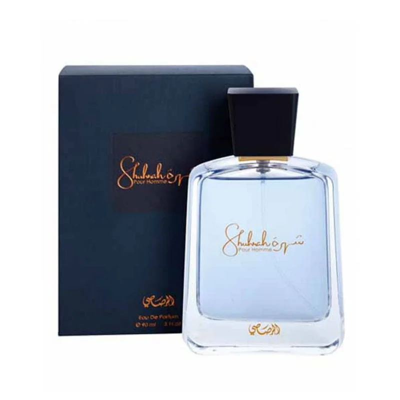 Rasasi Shuhrah Pour Homme men's fragrance woody aromatic scent rose oud leather