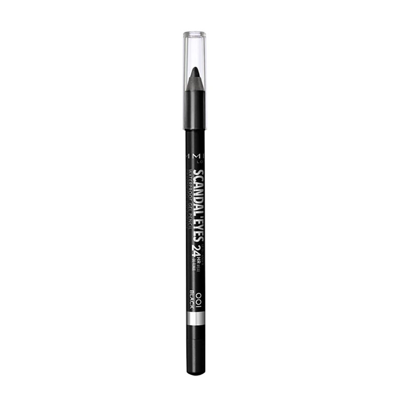 Rimmel Scandal Eyes Waterproof Kohl Kajal Black waterproof kohl black eyeliner long lasting eye pencil